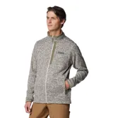 Campera polar Columbia con cierre frontal, bolsillos laterales con cierre y logo de la marca bordado en el pecho.