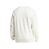 Buzo Adidas Essentials French Terry 3 rayas, color blanco con logo bordado en el pecho.