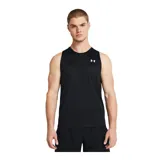 Musculosa deportiva Under Armour Tech Tank, color negro con logo blanco en el pecho.