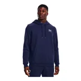 Buzo con capucha celeste de Under Armour, con logo bordado en el pecho y bolsillo tipo canguro.