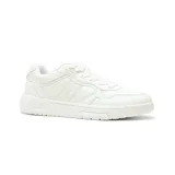 Championes Hi-Tec Gala color blanco y beige con detalles en rosa metalizado en el talón.
