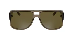 Lentes de sol Lacoste modelo 6056, con montura cuadrada color gris y lentes marrones.