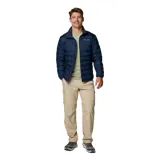 Campera puffer Columbia Delta Ridge II Down color rojo con diseño acolchado. Cuenta con tecnología termorreflectante Omni-Heat™, HeatSeal™ y Omni-Shield™.