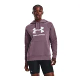Buzo negro Under Armour de corte clásico, con capucha y logo grande estampado en el frente. Confeccionado en tejido Fleece ligero, cómodo y cálido.