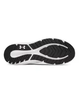 Championes de running Under Armour Charged Pursuit 4, color azul marino con logo blanco. Capellada de malla transpirable y entresuela Charged Cushioning para mayor amortiguación.