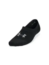 Medias deportivas Under Armour Breathe Lite Ultra, color negro con logo plateado. Diseño de corte bajo, ligeras, finas y transpirables.