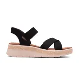 Sandalias Skechers Hands Free Slip-ins: BOBS de Skechers Sun Ray - Bright Take. Diseñadas con Heel Pillow, estas sandalias sin cordones presentan una parte superior de lino con una tira de refuerzo en el empeine, ribete de yute en la entresuela, talón trasero Skechers Hands Free Slip-ins y una plantilla acolchada y cómoda Skechers Plush Foam.