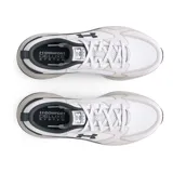 Championes Under Armour Charged Edge para hombre, color negro con detalles en verde flúor y suela blanca. Ideales para entrenamiento en gimnasio o al aire libre.