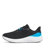 Championes Under Armour color azul marino con logo blanco en el lateral y suela blanca.