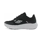 Championes deportivos Umbro Icon Lady, color negro con logo de la marca en el lateral y suela blanca.