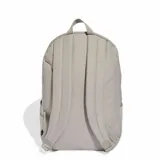 Mochila Adidas color gris con logo de la marca en negro.