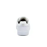 Championes Caterpillar Pause Retro T-Toe color blanco, confeccionados en cuero gamuzado, con forro 100% reciclado postindustrial, plantilla de espuma EVA suave, suela de goma duradera y construcción Strobel.