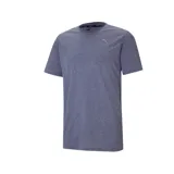 Remera deportiva Puma de hombre, color gris, de corte clásico y manga corta.