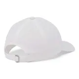 Gorra de béisbol negra marca Columbia, con logo bordado en blanco al frente y cierre ajustable en la parte posterior.