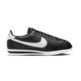 Championes Nike Cortez negros con logo blanco.