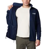 Campera polar Columbia con cierre frontal, bolsillos laterales con cierre y logo de la marca bordado en el pecho.