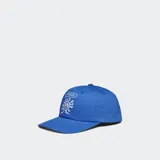Gorra desestructurada de seis paneles, color negro, con banda para el sudor ButterBlend™ y visera normal.