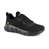 Zapatillas Skechers Bobs B negras, deportivas y casuales.