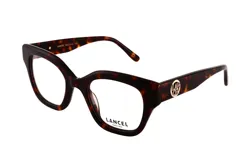 Armazones de acetato estilo gafas, diseño color marrón con forma elegante.