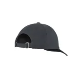 Gorra negra de algodón con visera curva y logo Converse All Star bordado en el frente.