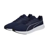 Championes Puma Transport de mujer, color negro con detalles en rosa y blanco.