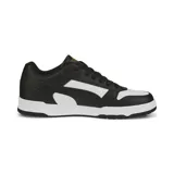 Zapatillas bajas para hombre, en color negro y blanco, con diseño deportivo y suela de goma.