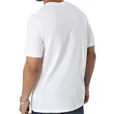 Remera blanca con logotipo en negrita de Reebok, de corte clásico y cuello redondo.