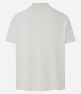 Remera relaxed de mangas cortas confeccionada en algodón más sostenible con cuello redondo y malla texturizada.