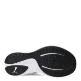 Championes Puma Skyrocket Lite 2 Alt, color negro con detalles dorados y suela blanca.