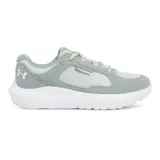 Zapatillas Under Armour Charged Versurge negras con detalles en blanco y suela color caramelo.