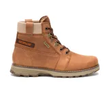 Bota de cuero color marrón, con cordones y suela de goma. Cuenta con tecnología Waterproof.