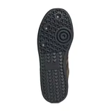 Championes Adidas Samba XLG color marrón con detalles en marrón oscuro y suela negra. Presentan las tres tiras características de Adidas en los laterales y la inscripción 'Samba' en dorado.