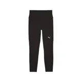 Calza deportiva Puma Tad Ess Tight 7/8, color negro, con cintura alta, bolsillos laterales y logo estampado en la pierna.