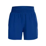 Short deportivo azul con cintura elástica y bolsillos laterales.