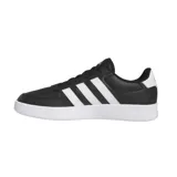 Championes Adidas Breaknet 2.0, color negro con detalles en blanco, inspirados en el tenis.