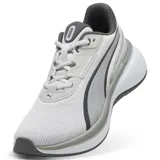 Championes Puma Softride Exo, color gris con detalles en blanco, ideales para running y entrenamiento.