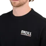 Buzo de manga larga O'Neill color negro, con cuello redondo y textura tejida. Presenta un pequeño logo rectangular de la marca en el pecho.