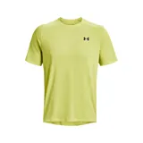 Remera deportiva Under Armour Tech 2.0 de hombre, color gris jaspeado con logo negro en el pecho.