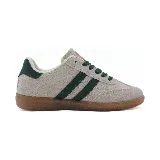 Zapatillas deportivas Le Groupe de hombre, color azul marino con detalles en celeste y suela marrón.