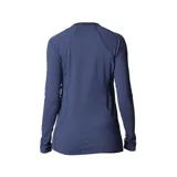 Remera deportiva Columbia Midweight Stretch de manga larga, color negro, con logo estampado en el pecho. Confeccionada en tejido elástico que absorbe la humedad y costuras ergonómicas.