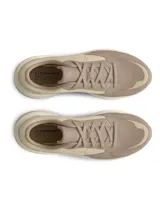 Zapatillas urbanas Under Armour Edge Suede color beige con detalles en marrón claro.