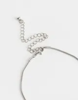Collar largo dorado con cadena snake.