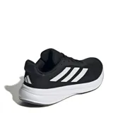 Championes Adidas Response Super negros con detalles plateados y suela blanca.