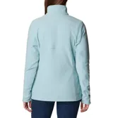 Campera polar Columbia Basin Trail III Full Zip para mujer, color azul marino. Con cierre frontal completo y bolsillos laterales con cierre.
