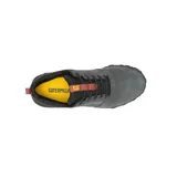 Championes Caterpillar Hex Ready Lo grises para hombre. Capellada de cuero tipo nobuck y nylon en malla, forro de malla interior hecho con residuos industriales 100% reciclados, plantilla acolchada de espuma, forro del calcetín hecho de residuos industriales 100% reciclados, suela de goma duradera y con gran tracción y construcción Strobel.