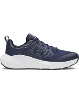 Championes de entrenamiento Under Armour Charged Commit TR 4, color azul marino con logo en negro y suela blanca.