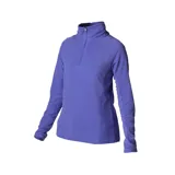 Buzo de polar Columbia Glacial IV con media cremallera, color lila.