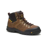 Bota de trabajo Caterpillar Threshold WP color marrón, impermeable, con suela antideslizante y protección contra riesgos eléctricos. Fabricada en cuero de plena flor, con plantilla ergonómica y entresuela ERGO flexible.