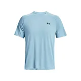 Remera deportiva Under Armour Tech 2.0 de hombre, color gris jaspeado con logo negro en el pecho.