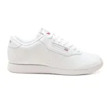 Championes Reebok Princess de cuero blanco con detalles en rojo y azul.